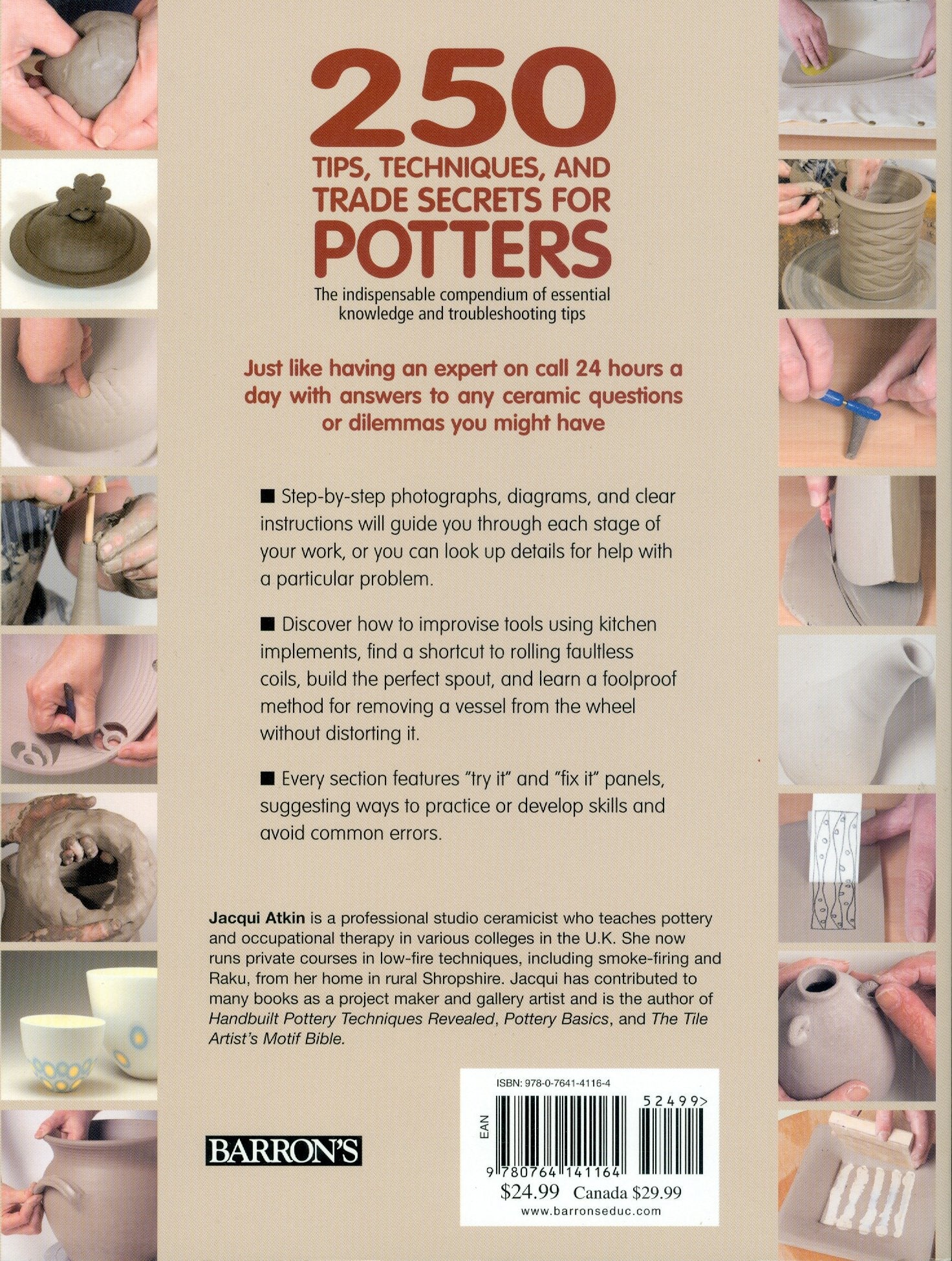 250 Tips, Techniques, and Trade Secrets for Potters: The Indispensable Compendium of Essential Knowledge and Troubleshooting Tip,New - Image 2