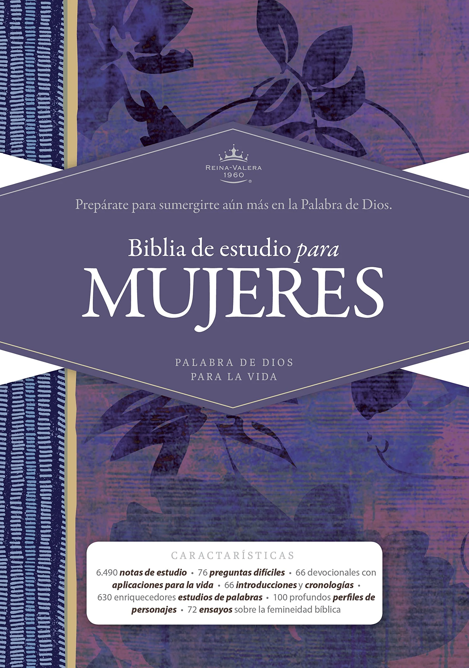 Biblia Reina Valera 1960 de Estudio para Mujeres, Tapa dura  RVR 1960 Womens Study Bible, Hardcover (Spanish Edition)