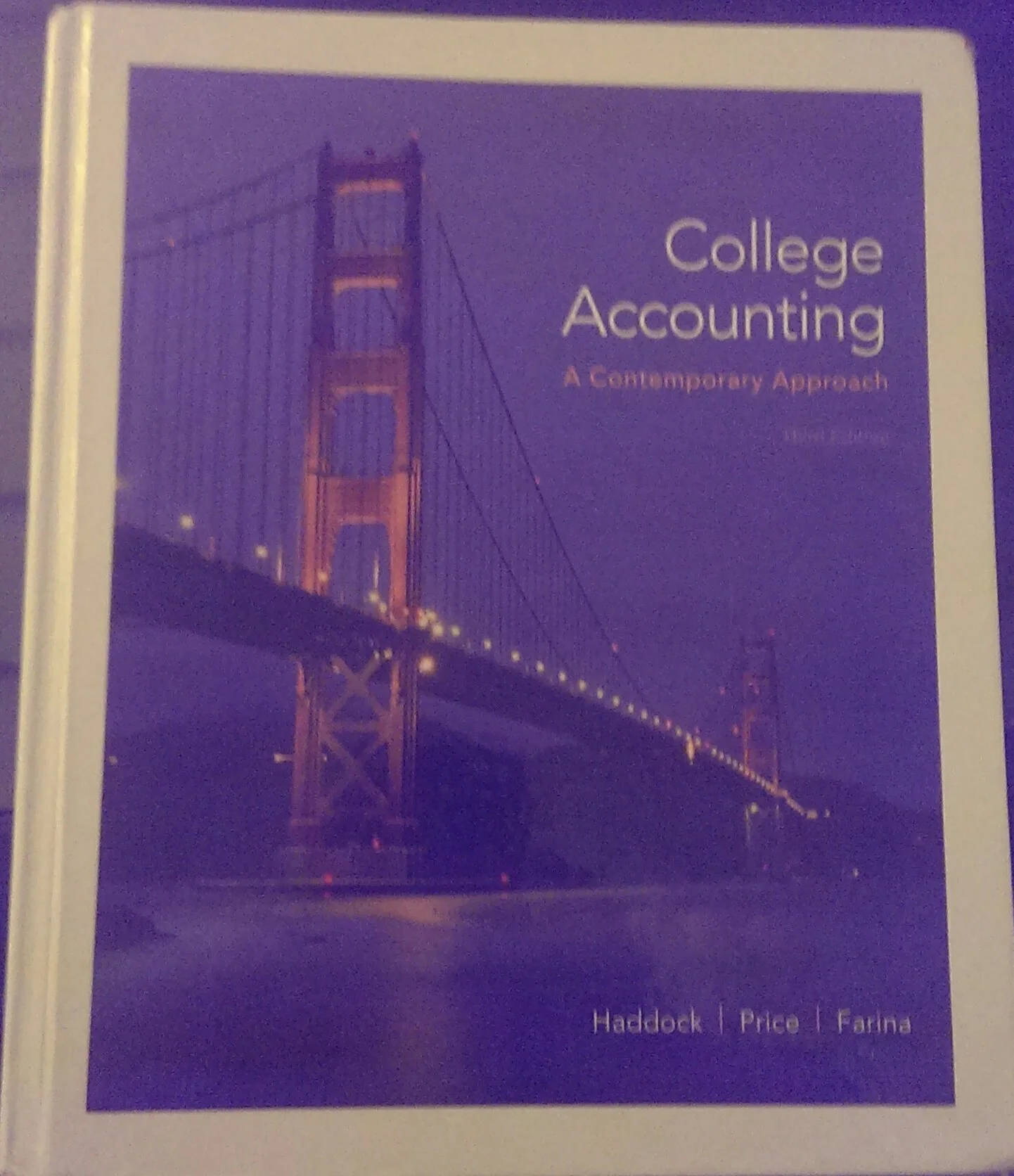 College Accounting (A Contemporary Approach) Standalone book