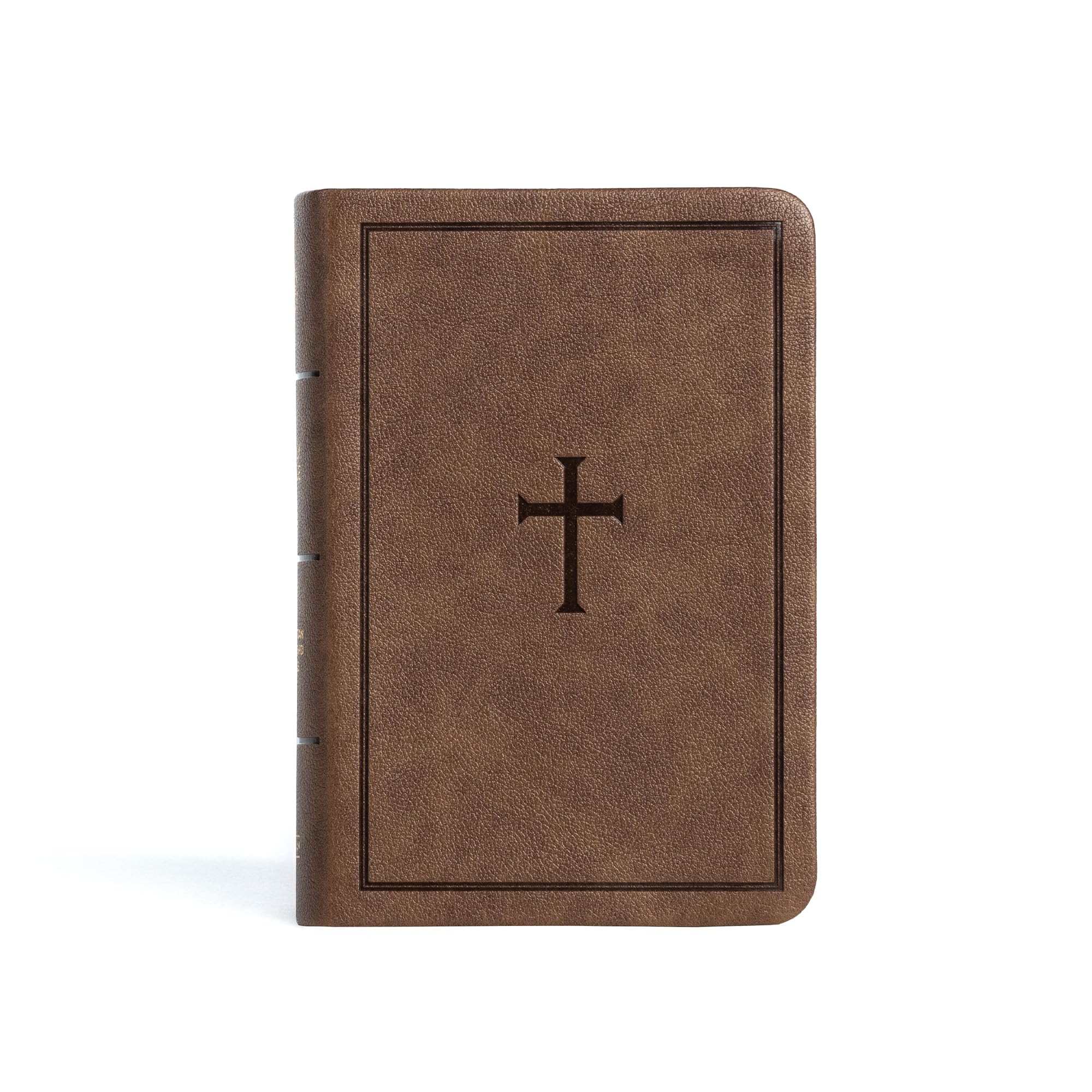 CSB Compact Reference Bible, Brown LeatherTouch, Red Letter, Presentation Page, CrossReferences, FullColor Maps, EasytoRead