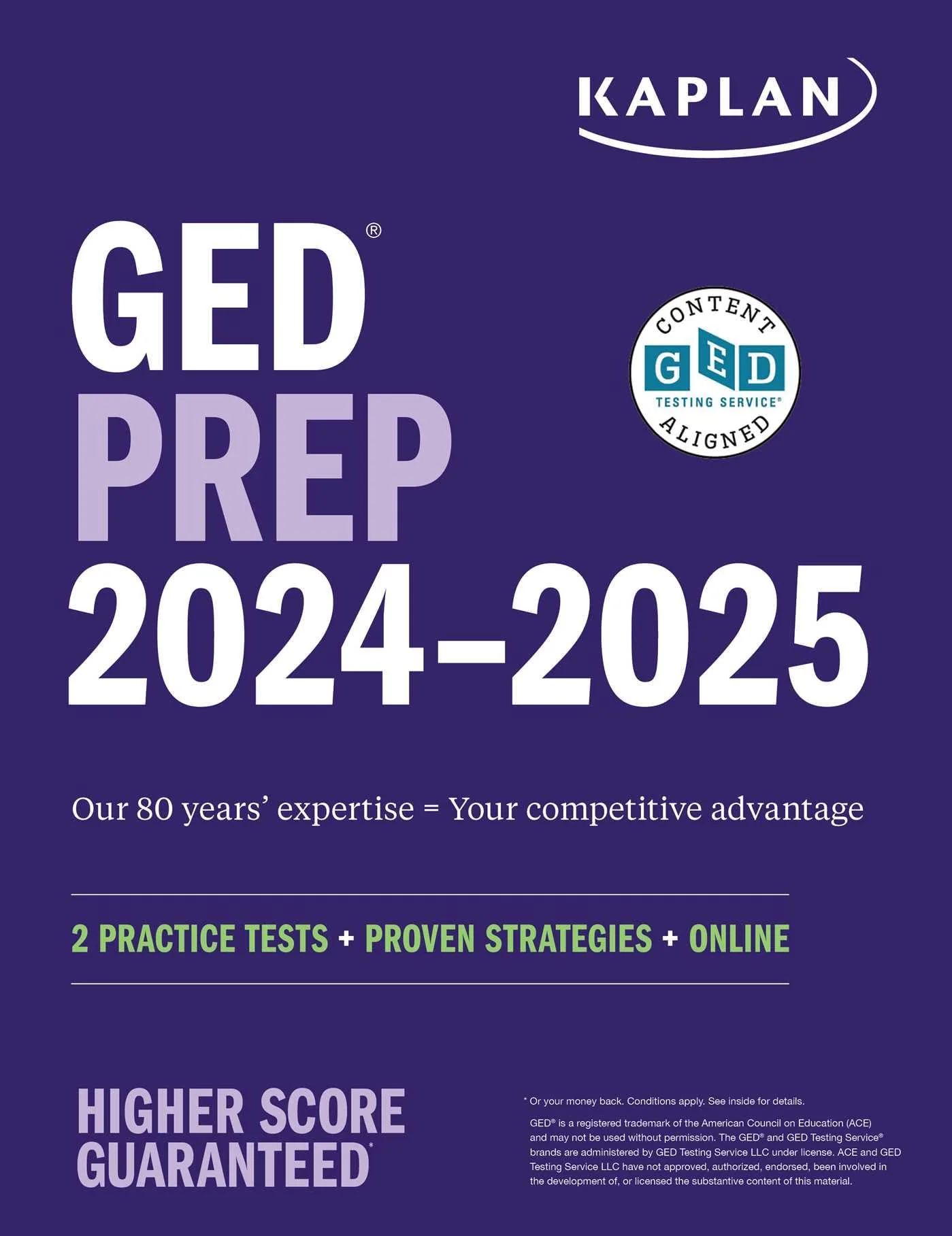 Ged Test Prep 20242025: 2 Practice Tests + Proven Strategies + Online (Kaplan Test Prep),New