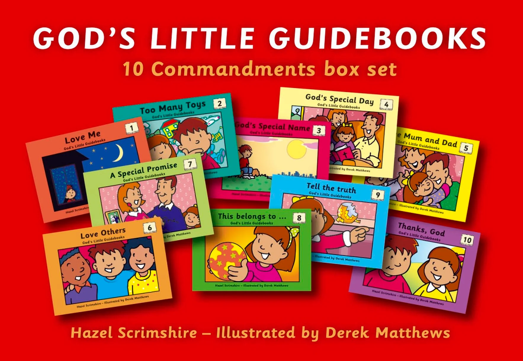 Gods Little Guidebooks  Box Set: 10 Commandments Box Set (Colour Books)