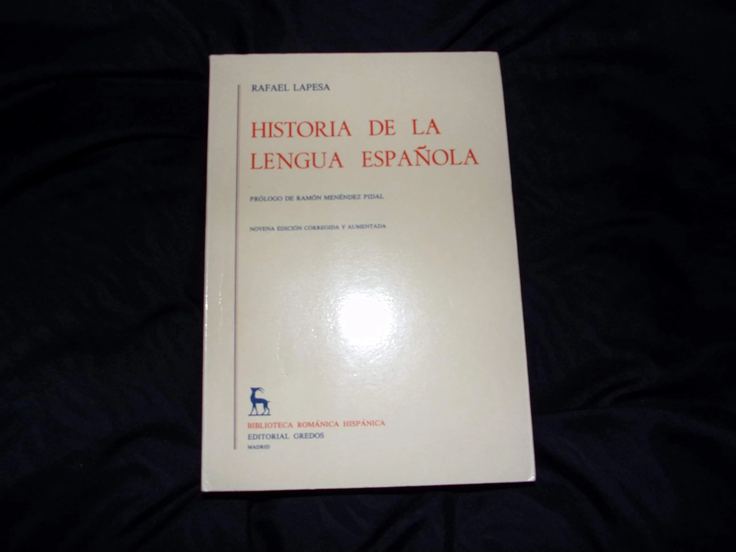 Historia de la lengua espaola