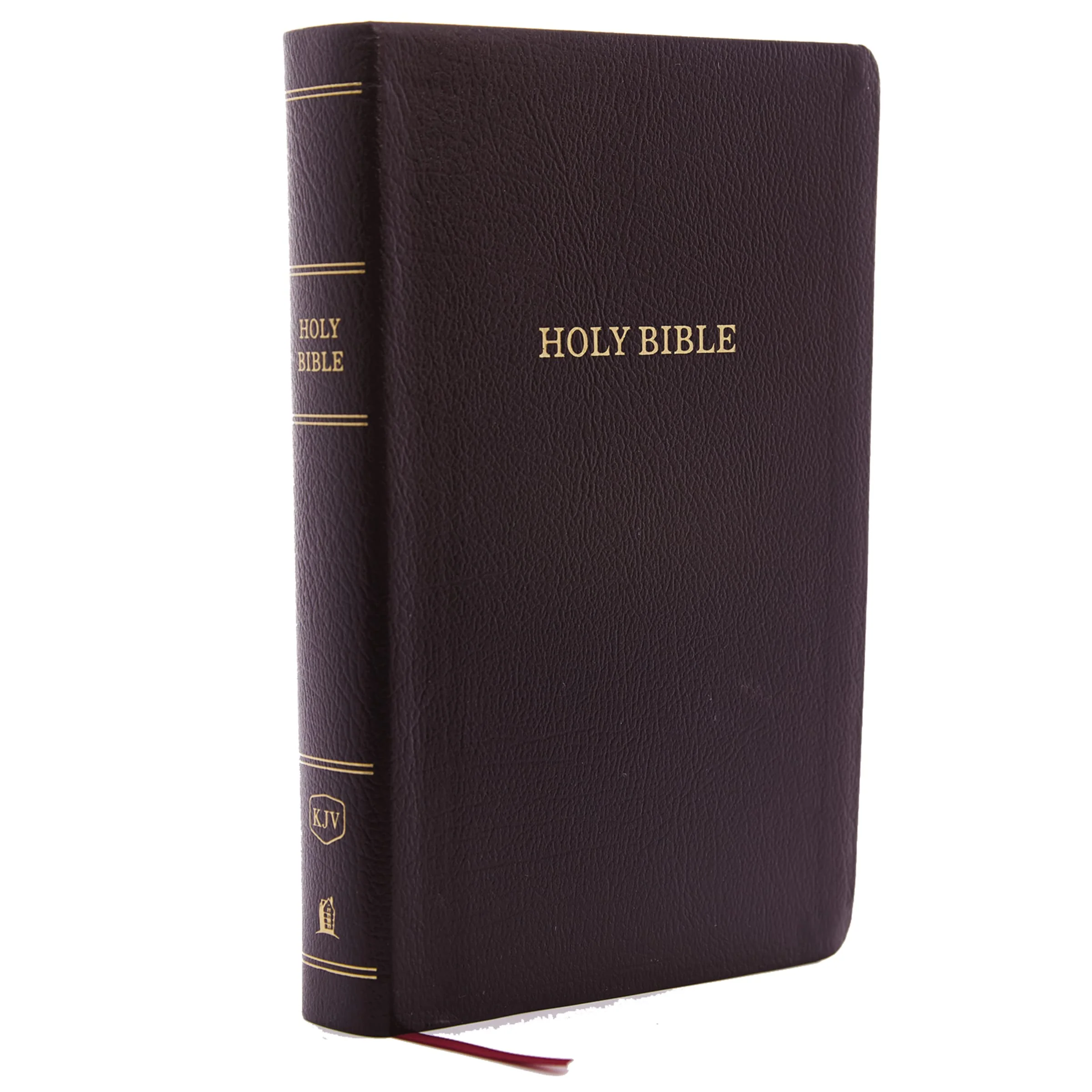 KJV Holy Bible: Personal Size Giant Print with 43,000 Cross References, Burgundy Bonded Leather, Red Letter, Comfort Print (Thum