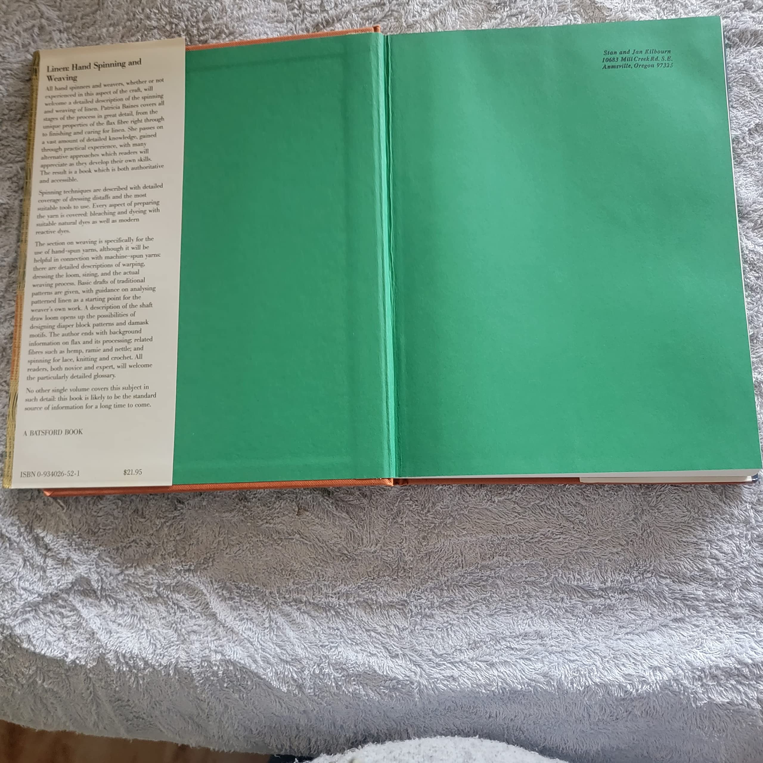 Linen: Hand Spinning and Weaving,New - Image 2