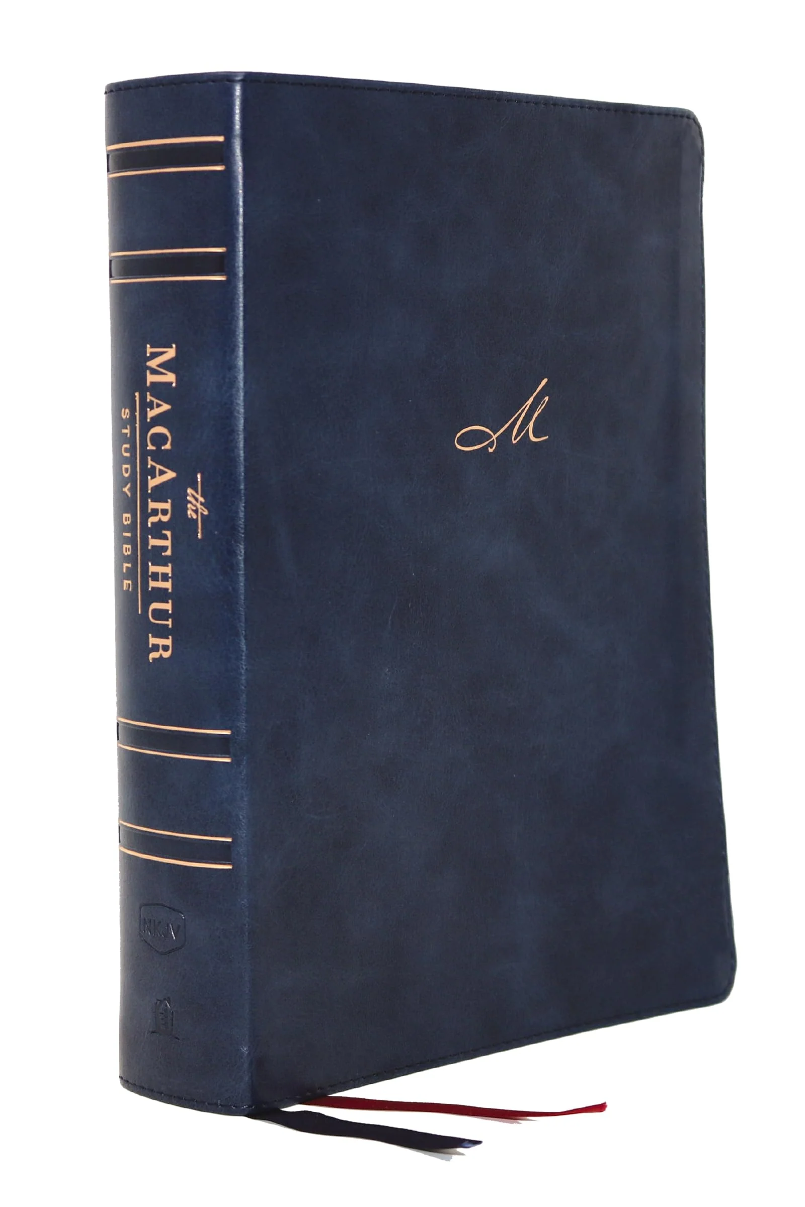 NKJV, MacArthur Study Bible, 2nd Edition, Leathersoft, Blue, Thumb Indexed, Comfort Print: Unleashing Gods Truth One Verse at a