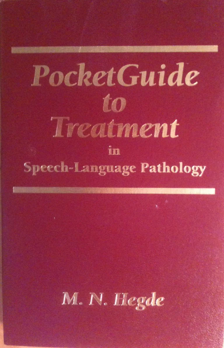 Pocketguide to Treatment In SpeechLanguage Pathology