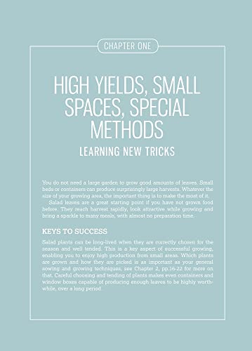 Salad Leaves for All Seasons: Organic Growing from Pot to Plot,Used - Image 2