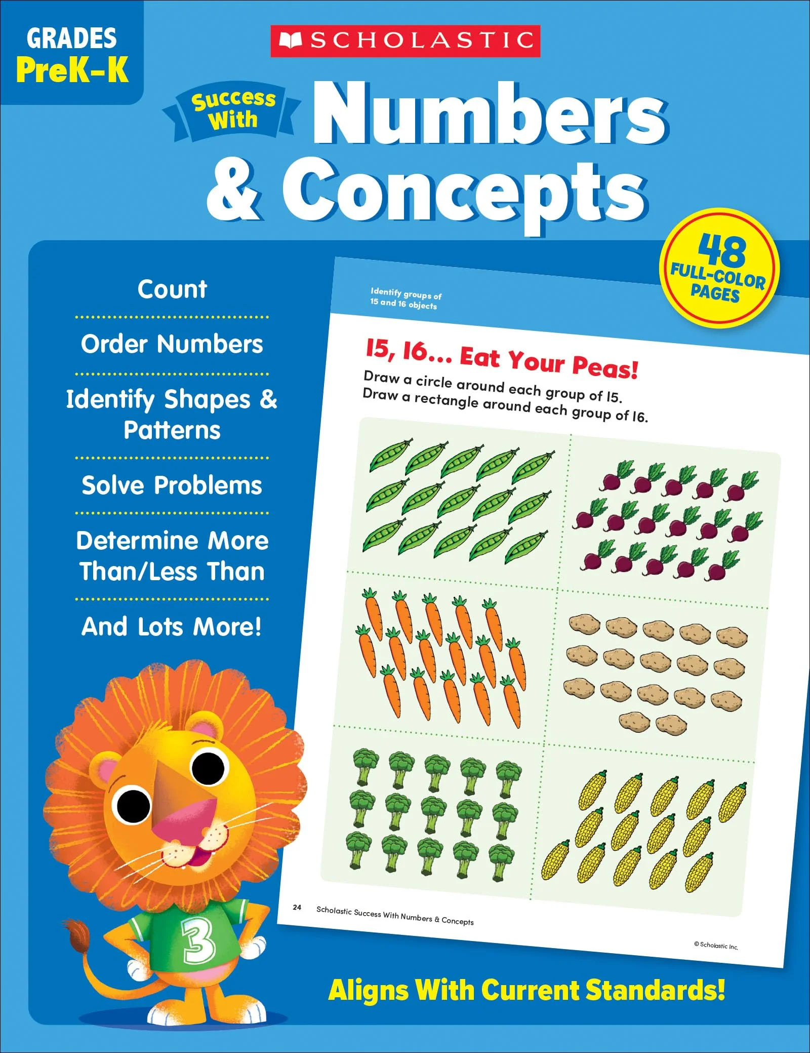 Scholastic Success with Numbers & Concepts Workbook (Scholastic Success; Grades Prekk)