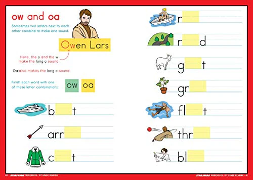 Star Wars Workbook: 1St Grade Reading (Star Wars Workbooks),New - Image 3