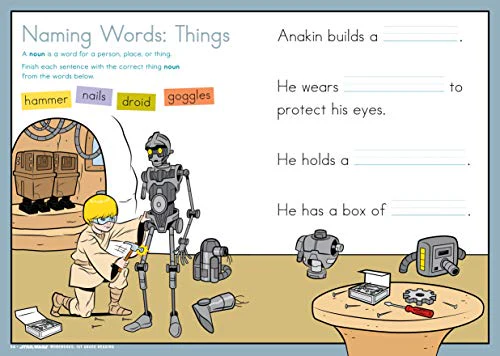 Star Wars Workbook: 1St Grade Reading (Star Wars Workbooks),New - Image 4