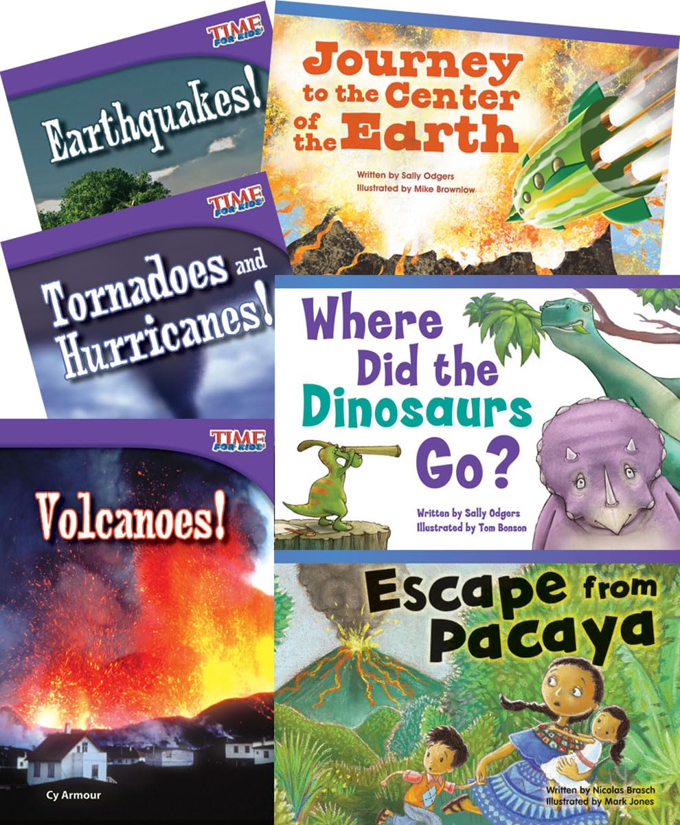 Teacher Created Materials  Classroom Library Collections: Natural Disasters  6 Book Set  Grade 2  Guided Reading Level J