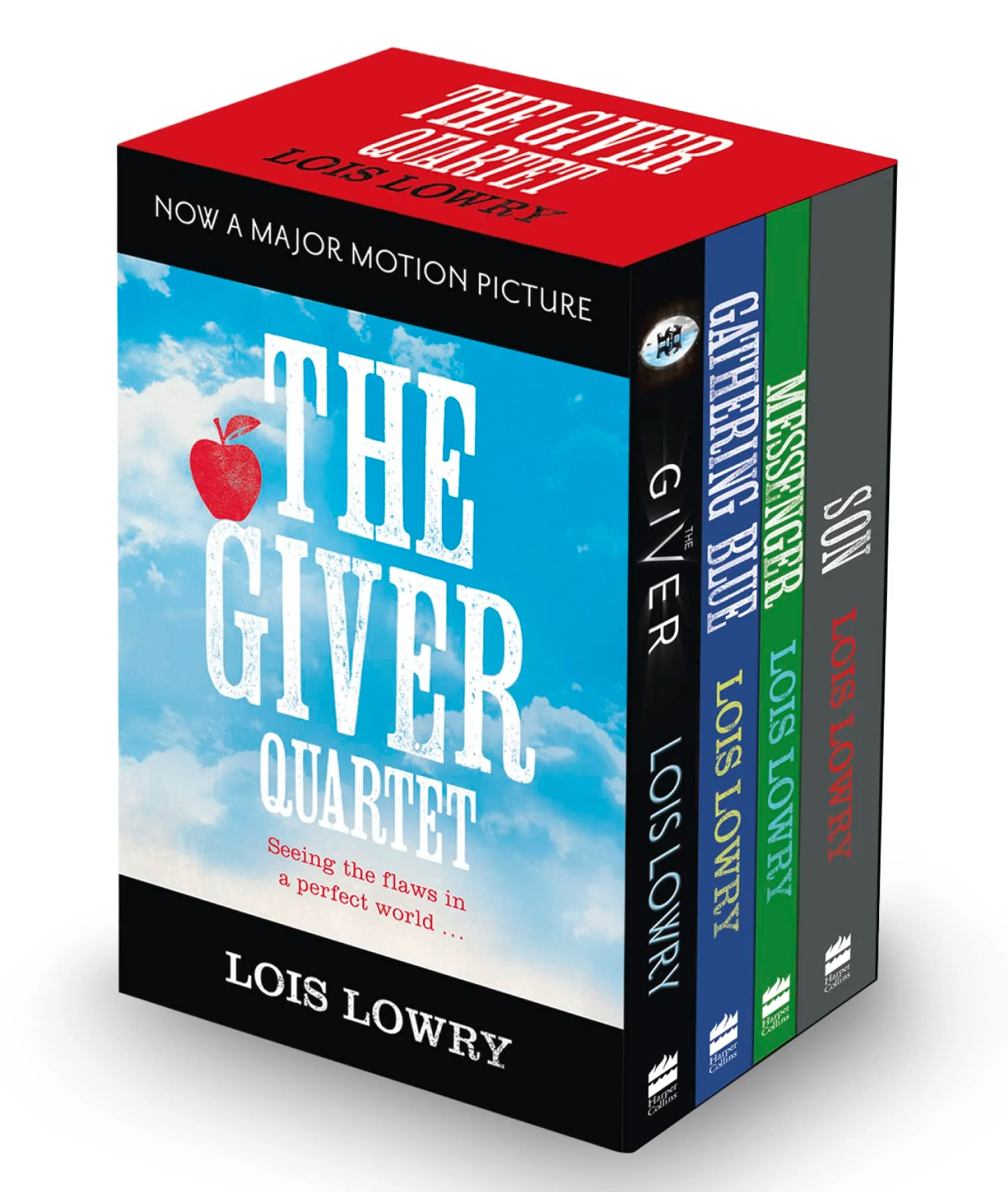The Giver Boxed Set: The Giver, Gathering Blue, Messenger, Son: The classic sciencefiction fantasy adventure series for kids (T