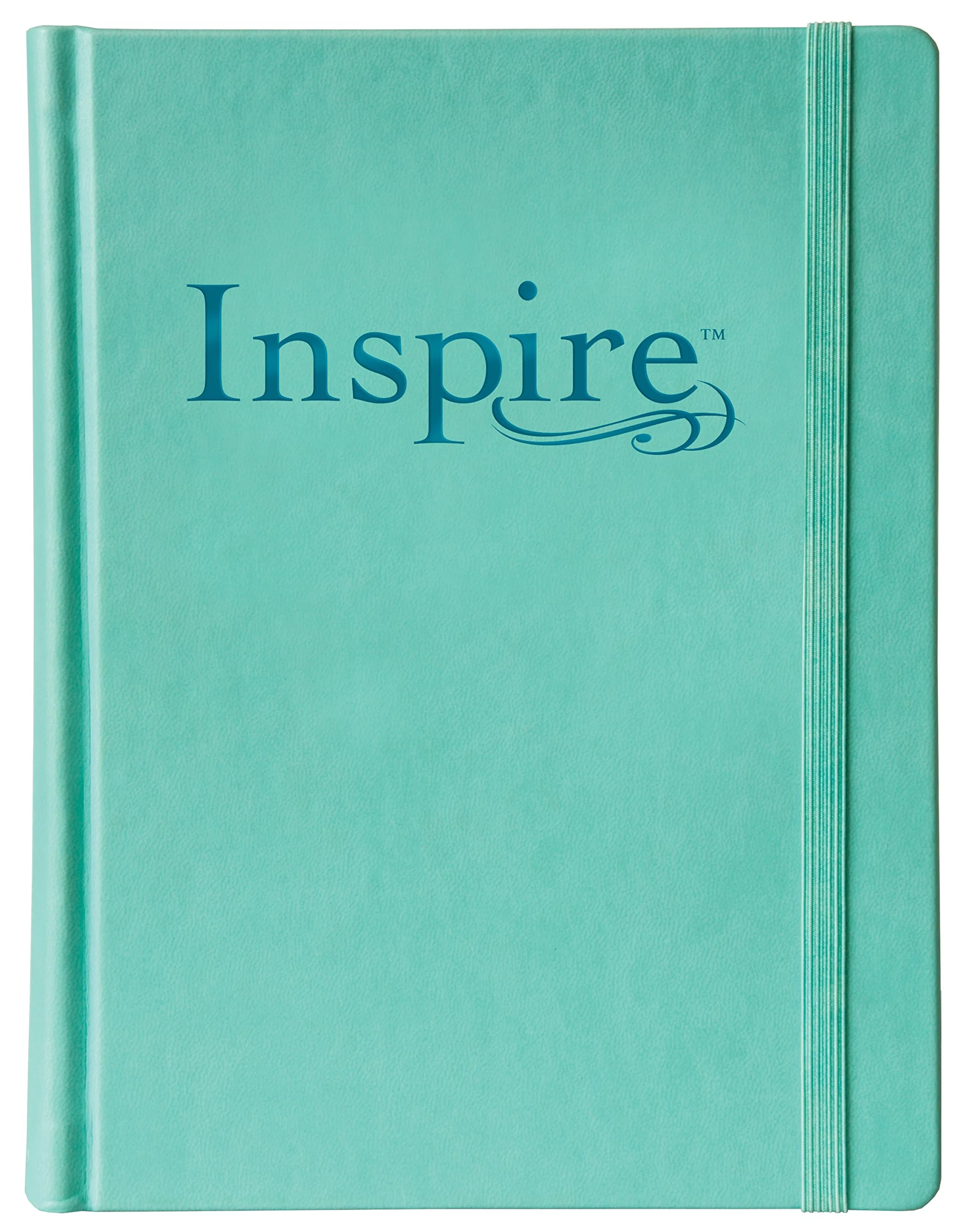 Tyndale NLT Inspire Bible (Hardcover, Aquamarine): Journaling Bible with Over 400 Illustrations to Color, Coloring Bible with Cr